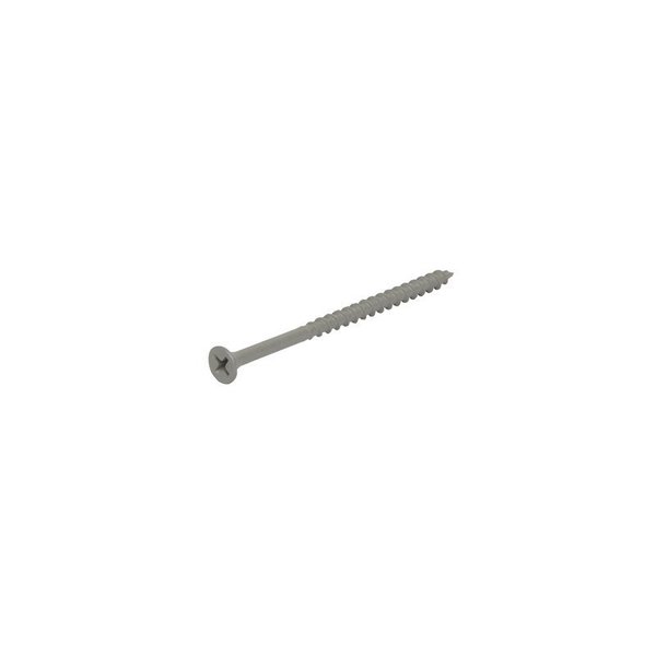 Grip-Rite Deck Screw, #10 x 3-1/2 in, Flat Head, Phillips Drive, 215 PK PTN312S5